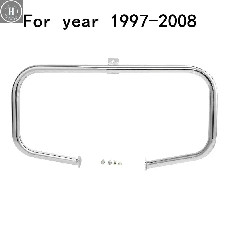 Motorcycle Bumper Engine Guard Highway Crash Bar For Harley Touring Road King Street Electra Glide FLHT FLTR 1997-2008 2009-2024 HALALZEN