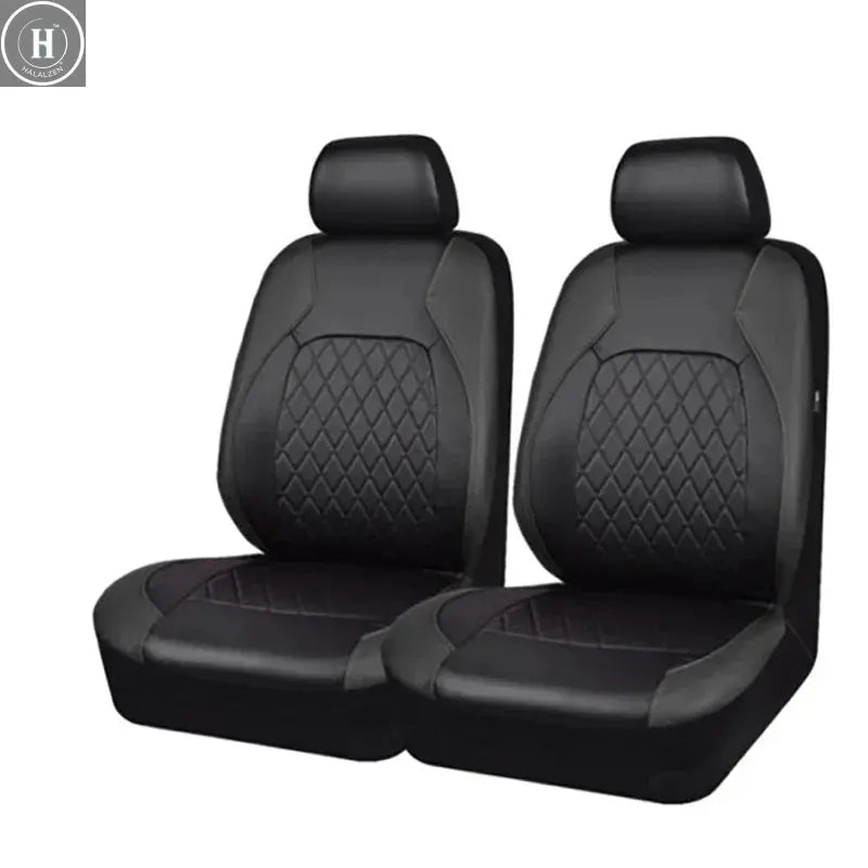 PU Leather Car Seat Covers Airbag Compatible Car Interior Accessories Front/ Rear/ Full Set Cover Cushion Universal Fit Most HALALZEN