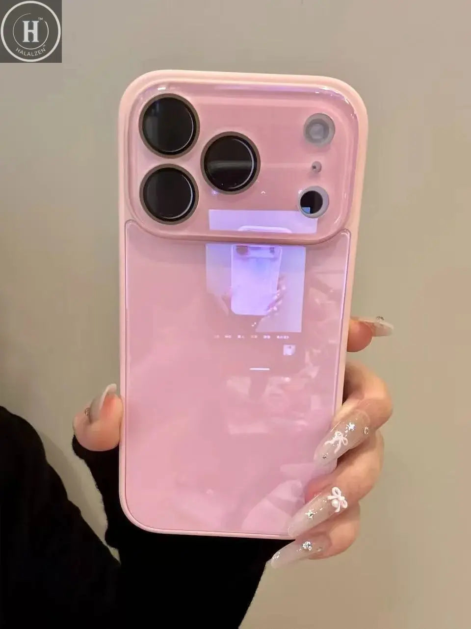 Luxury Candy Color Tempered Glass Camera Protection Case for iPhone 17 16 15 14 13 12 Pro Max Shockproof Bumper Hard Back Cover Halalzen UK