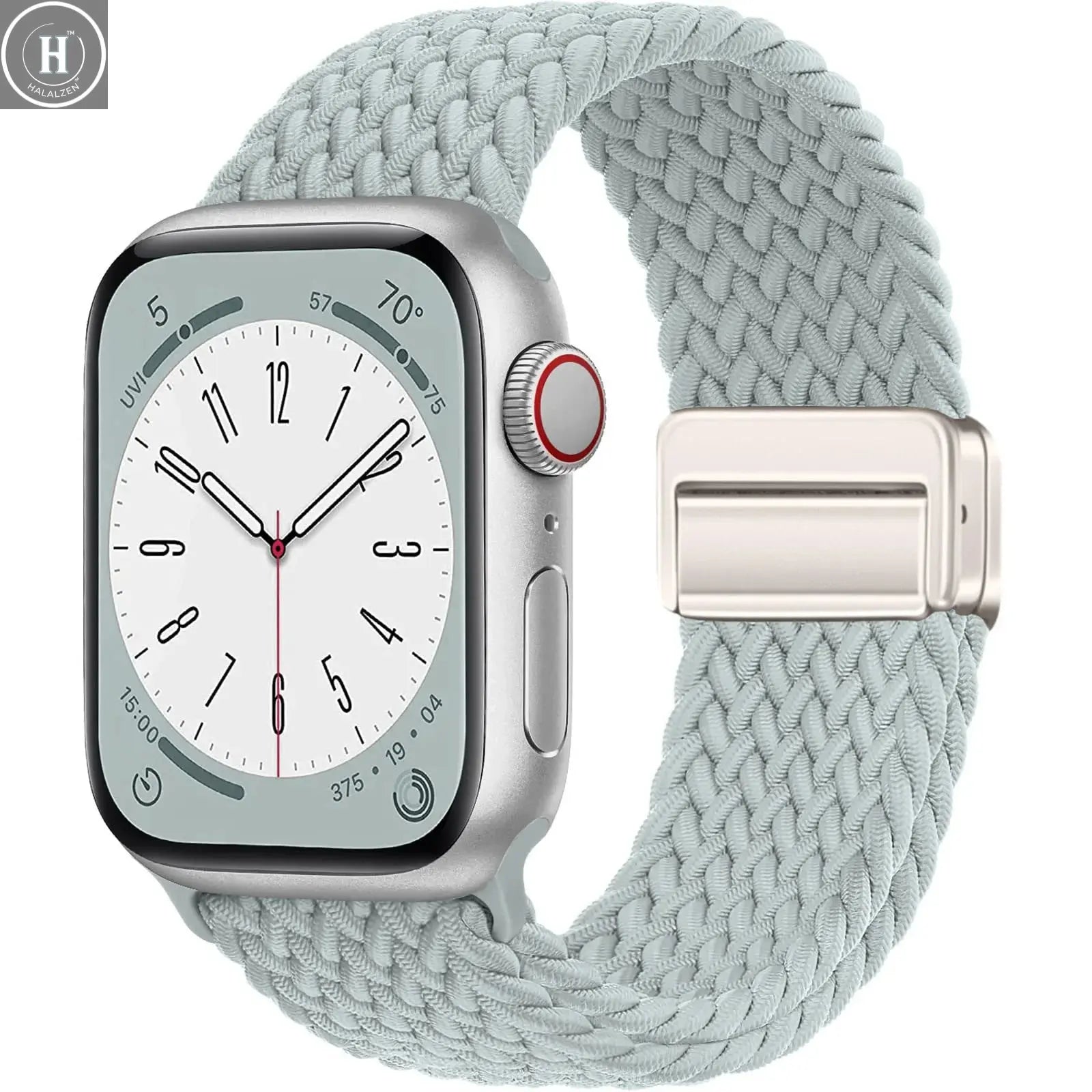 Braided Strap For Apple Watch Bands 40mm 45mm 41mm 44mm 42/46mm 49mm magnetic Bracelet iWatch series se 7 5 6 8 9 10 11 Ultra3 2 HALALZEN