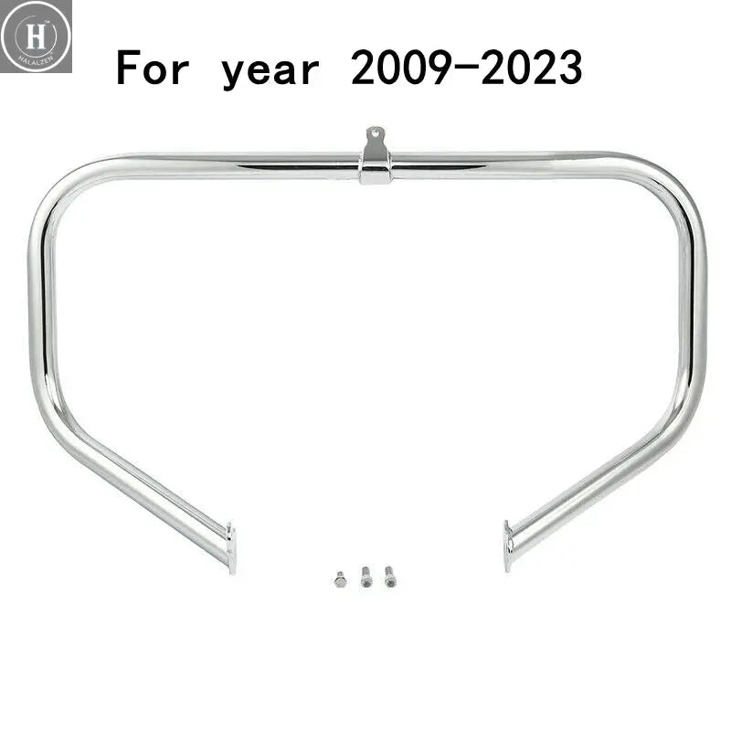 Motorcycle Bumper Engine Guard Highway Crash Bar For Harley Touring Road King Street Electra Glide FLHT FLTR 1997-2008 2009-2024 HALALZEN