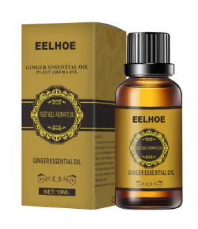 EELHOE Slimming Essential Oil Natural Ginger Oil Lymphatic Drainage Therapy Anti Aging Plant Essential Oils for Slimming Body HALALZEN