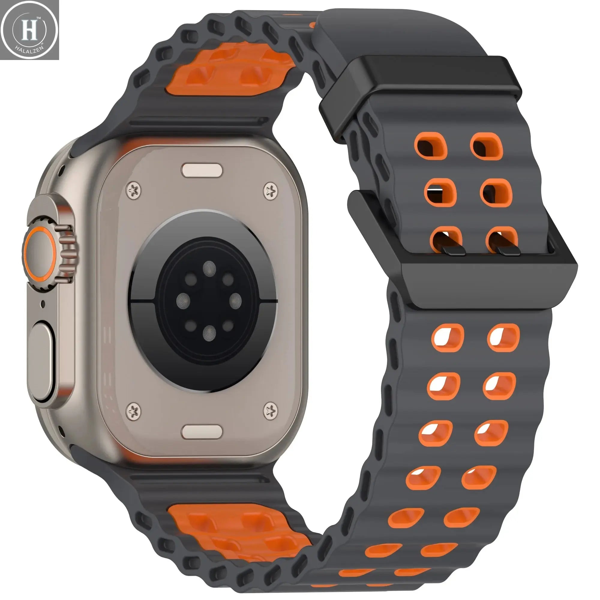 Ocean Strap For Apple Watch Band Ultra 3/2 49mm Series 11 10 46mm Sports Bracelet Wristband iWatch 9 8 7 6 5 SE 45mm 44mm Correa HALALZEN