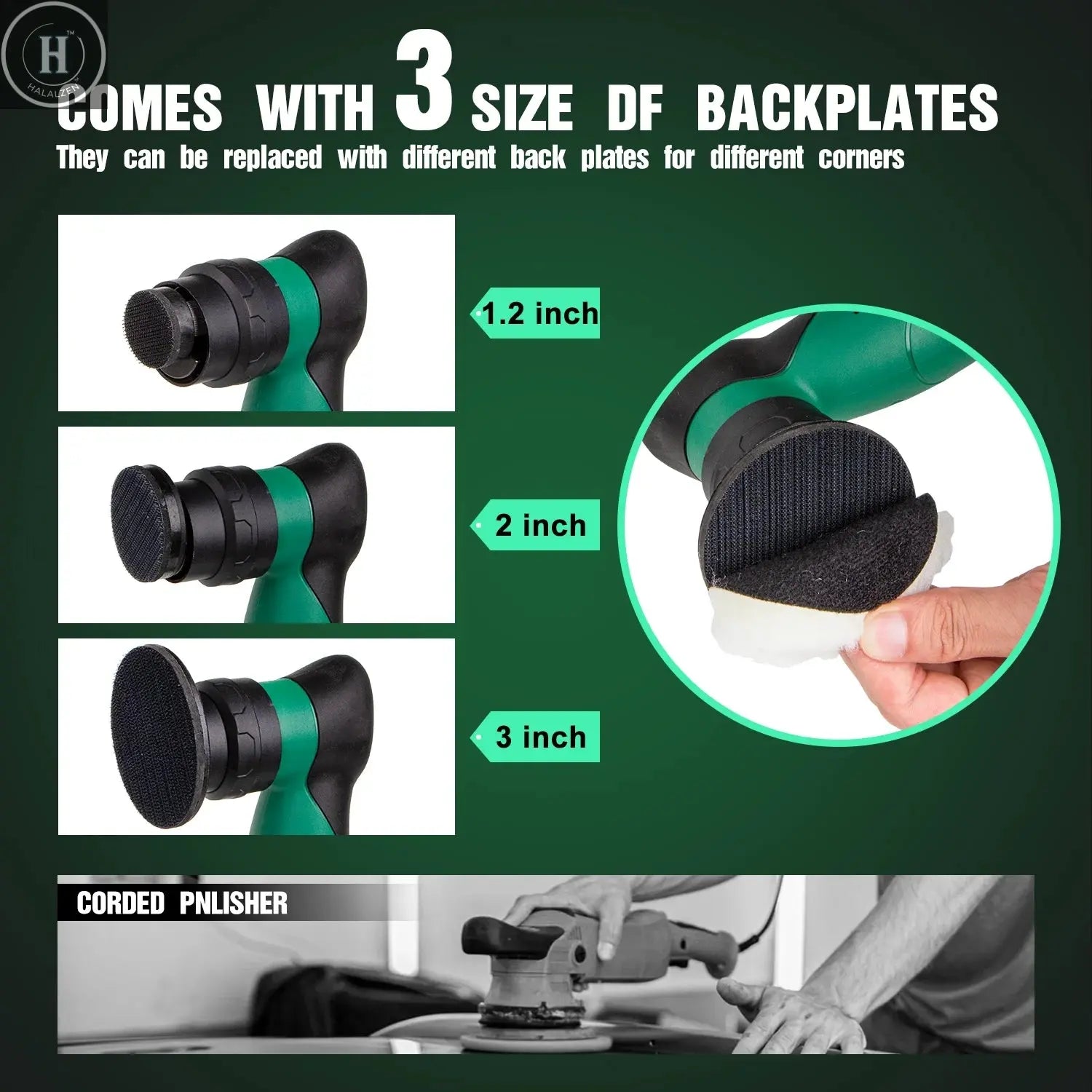 BATOCA S5 Cordless Mini Car Polisher 12V Micro Wireless Scratches Killer Car Polishing Machine Kit For Polishing Sanding HALALZEN