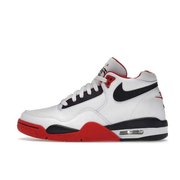 NIKE Original Flight Legacy comfortable and versatile men's mid-top retro basketball shoes red and white