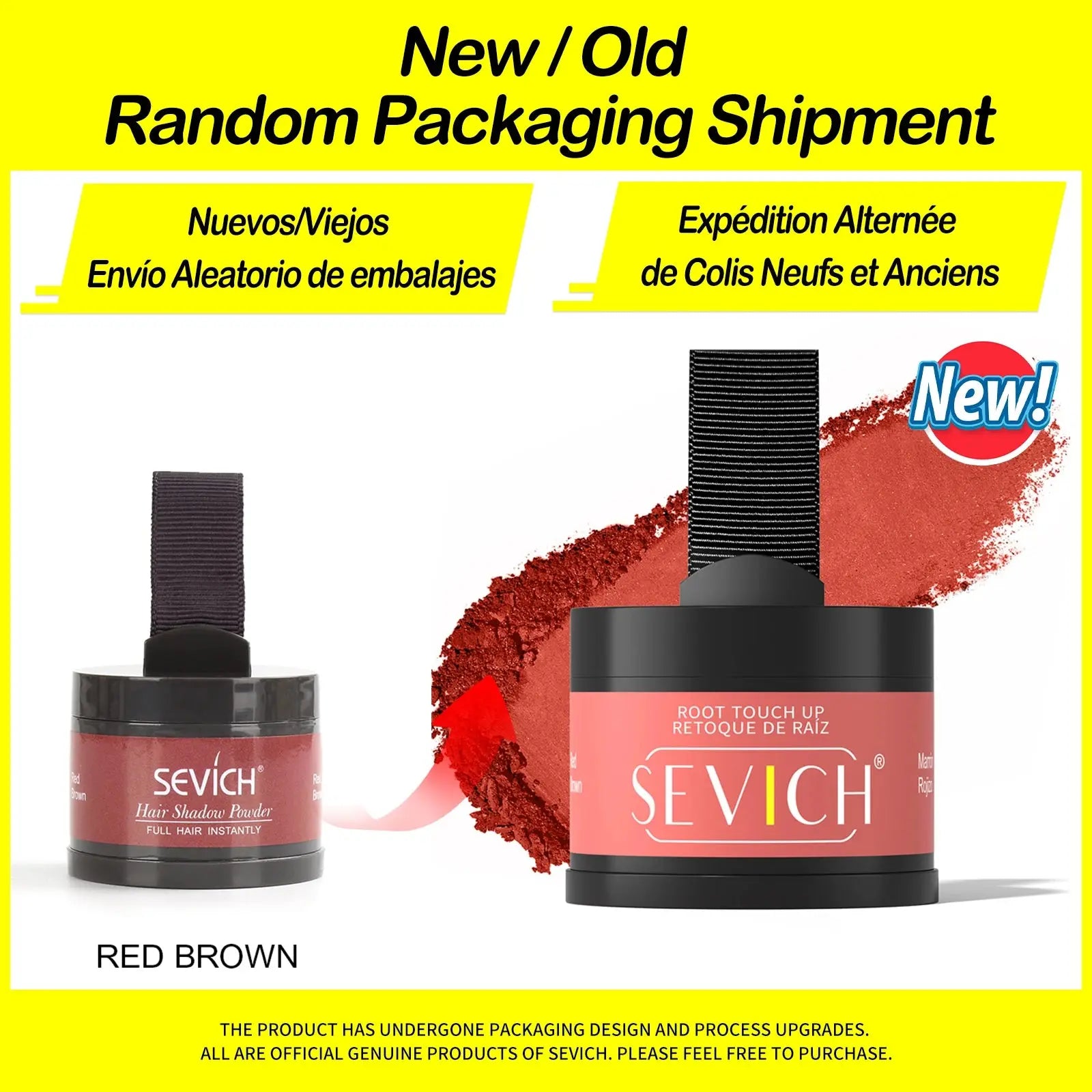 Sevich Hairline Powder 4g Hairline Shadow Powder Makeup Hair Concealer Natural Cover Unisex Hair Loss Product HALALZEN