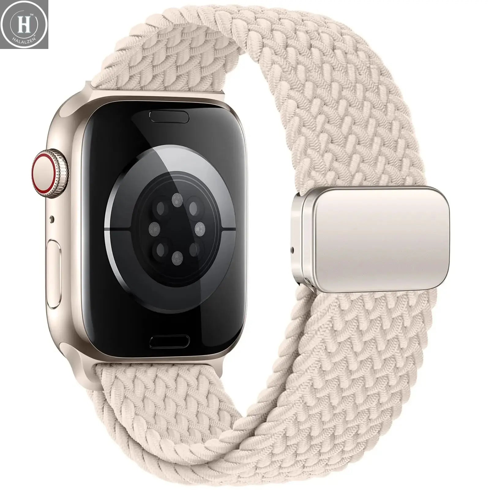Braided Strap For Apple Watch Bands 40mm 45mm 41mm 44mm 42/46mm 49mm magnetic Bracelet iWatch series se 7 5 6 8 9 10 11 Ultra3 2 HALALZEN