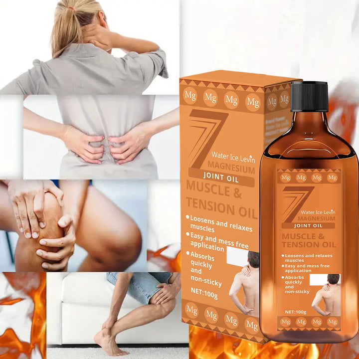 Roll-On Magnesium Oil for Muscles & Joints | Quick-Absorbing Relief for Tension | Winter Recovery Care