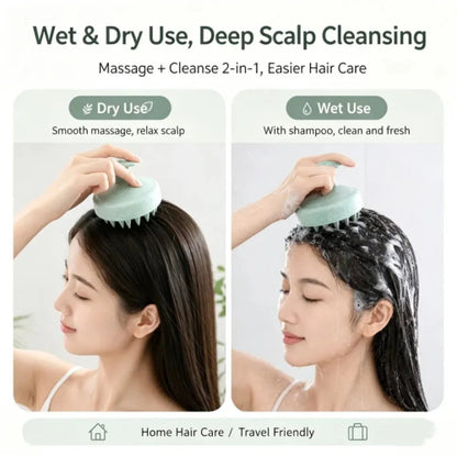 Soft Silicone Scalp Massage Brush