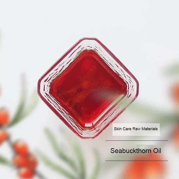 Pure Natural Seabuckthorn Fruit Oil Moisturizes Fades Acne Scars Improve Skin Luster Elasticity Repair Skin Barrier Massage Oil HALALZEN