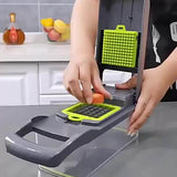 12 In 1 Manual Vegetable Chopper Kitchen Gadgets Food Chopper Onion Cutter Vegetable Slicer Halalzen