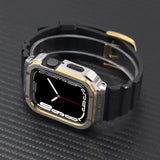 Watch Band Stainless Steel and Rubber Halalzen