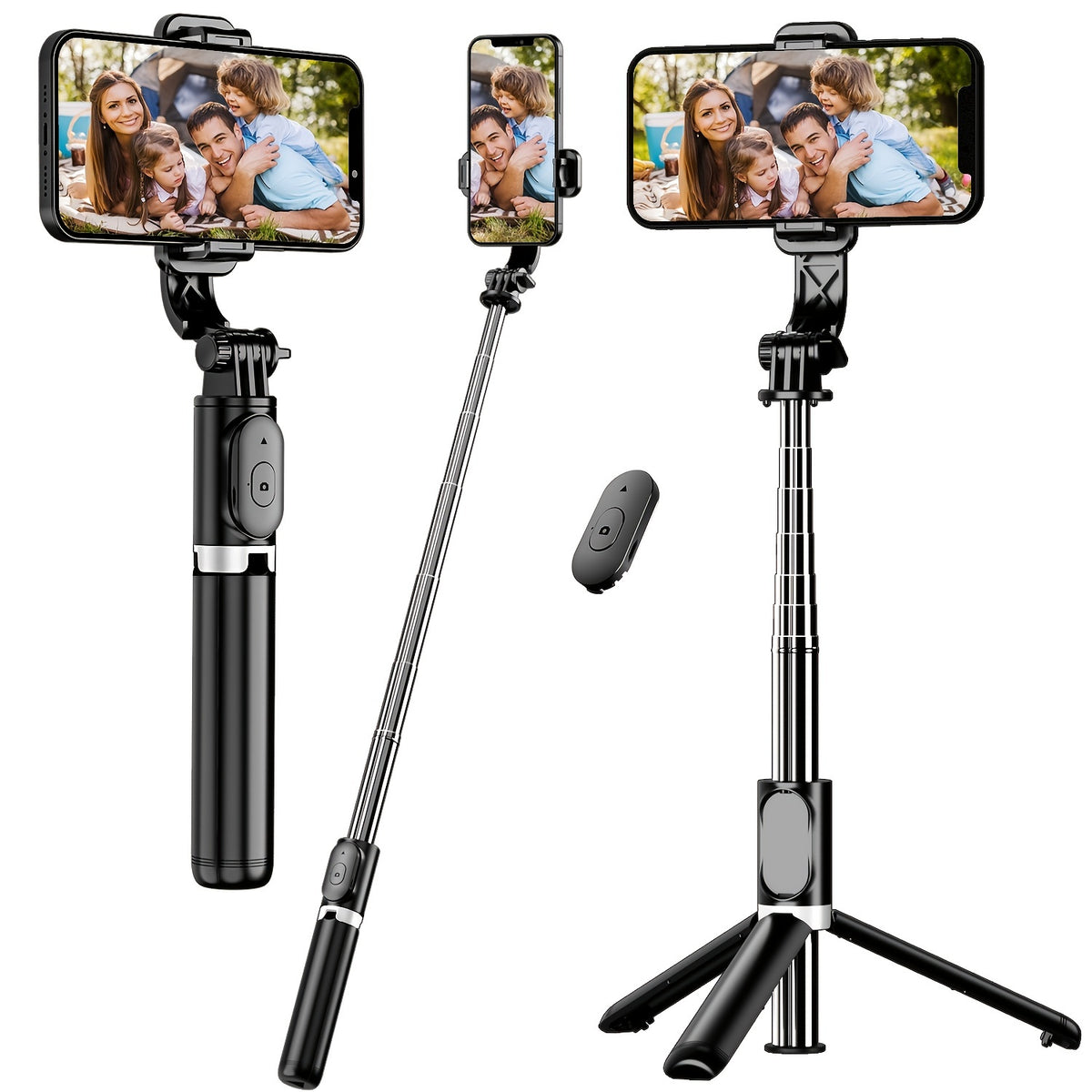 40 ProQuality Allin1 Smartphone Tripod Stand  UltraPortable Selfie Stick with 360 Wireless Remote Control  Perfect for IPhone 141312 Samsung Google LG Sony Smartphones