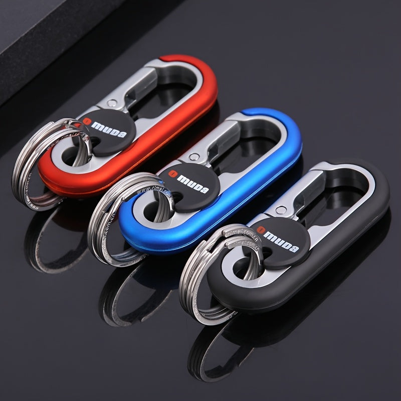 Durable Stainless Steel Carabiner Key Chain  Fashionably Elevate Your Style for Mens Everyday Waist Hang  HighGrade  Ruggedly Stylish