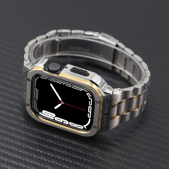 Watch Band Stainless Steel and Rubber Halalzen